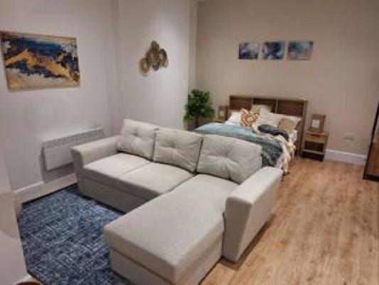 Double Studio, Sofa Bed, Parking and Partial Sea View