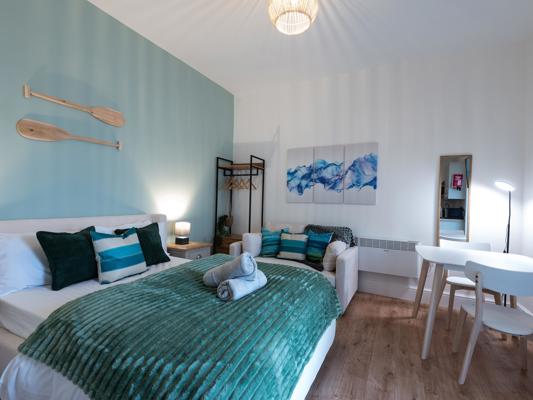 Double Studio with Parking Glan Neigr