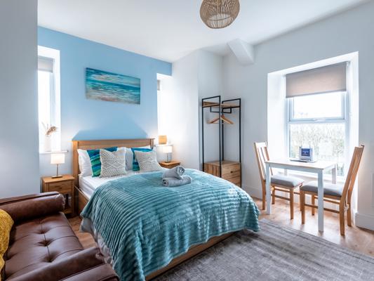 Double Studio with Sea View Glan Neigr