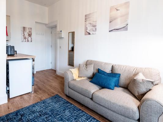 One Bed Apt with Sofa Bed and Parking Glan Neigr